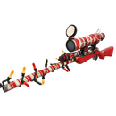 Strange Festivized Professional Killstreak Peppermint Swirl Sniper Rifle (Well-Worn)