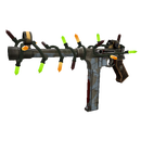 Unusual Festivized Professional Killstreak Blitzkrieg SMG (Battle Scarred)