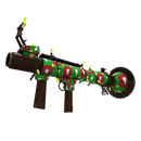 Strange Festivized Gifting Mann's Wrapping Paper Rocket Launcher (Minimal Wear)