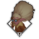 Glitter Crownfall Sticker - Beadie