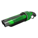 Strange Health and Hell (Green) Scattergun (Well-Worn)