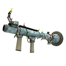 Strange Festivized Blue Mew Rocket Launcher (Field-Tested)