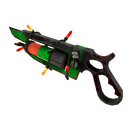 Festivized Health and Hell (Green) Ubersaw (Battle Scarred)