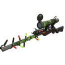 Festivized Clover Camo'd Sniper Rifle (Battle Scarred)