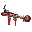 Strange Festivized Peppermint Swirl Rocket Launcher (Well-Worn)