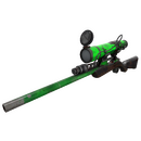 Strange Health and Hell (Green) Sniper Rifle (Battle Scarred)