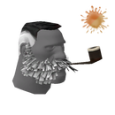 Lord Cockswain's Novelty Mutton Chops and Pipe