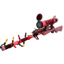 Strange Festivized Killstreak Snowflake Swirled Sniper Rifle (Field-Tested)