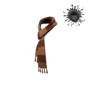 Скрытный шарф