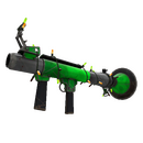 Strange Festivized Health and Hell (Green) Rocket Launcher (Well-Worn)