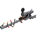 Festivized Killstreak Steel Brushed Sniper Rifle (Minimal Wear)