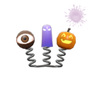 Unusual Spooky Head-Bouncers