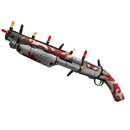 Strange Festivized Specialized Killstreak Frost Ornamented Shotgun (Well-Worn)