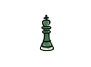 Запечатанный граффити | Шахматный король (Лесной зелёный)