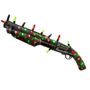 Strange Festivized Specialized Killstreak Gifting Mann's Wrapping Paper Shotgun (Battle Scarred)