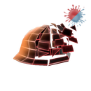 Strange Unusual Defragmenting Hard Hat 17%