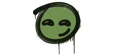 Sealed Graffiti | Smirk (Battle Green)