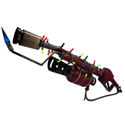 Festivized Saccharine Striped Flame Thrower (Field-Tested)