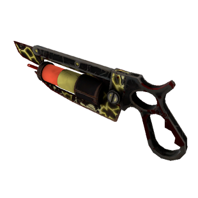 Killstreak Electroshocked Ubersaw (Battle Scarred)