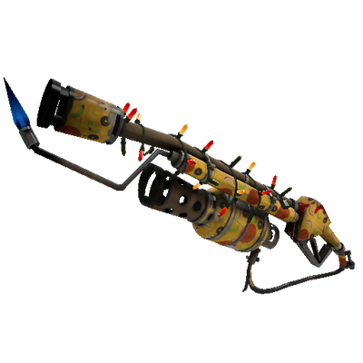 Festivized Pizza Polished Flame Thrower (Well-Worn)