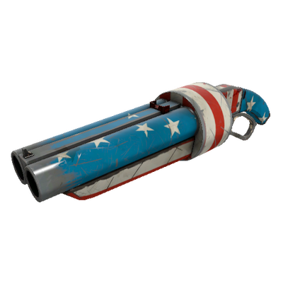 Killstreak Freedom Wrapped Scattergun (Well-Worn)
