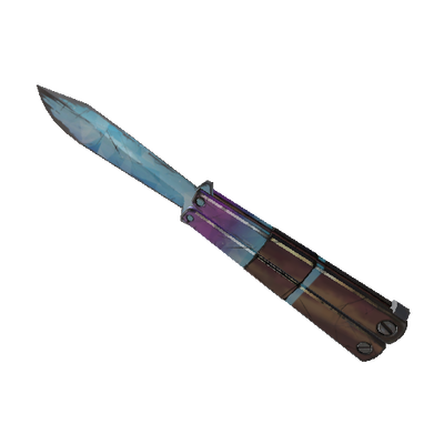 Strange Frozen Aurora Knife (Field-Tested)