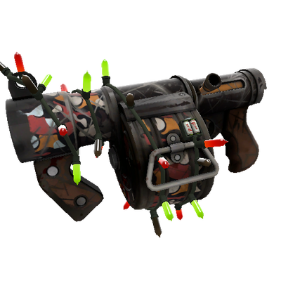 Festivized Carpet Bomber Stickybomb Launcher (Battle Scarred)