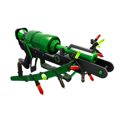 Strange Festivized Health and Hell (Green) Crusader's Crossbow (Minimal Wear)