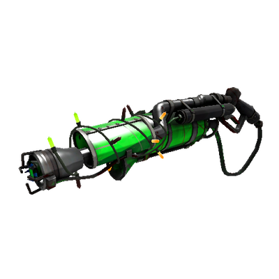 Strange Festivized Health and Hell (Green) Degreaser (Battle Scarred)