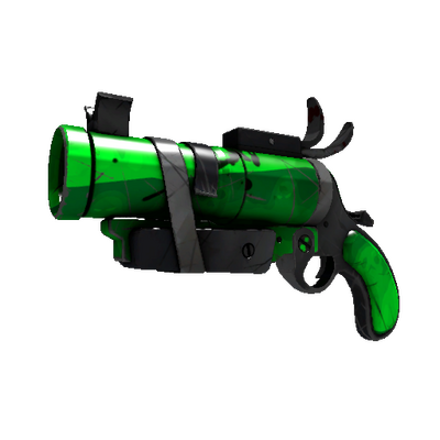Strange Professional Killstreak Health and Hell (Green) Detonator (Well-Worn)