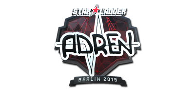 Наклейка | AdreN (металлическая) | Берлин 2019