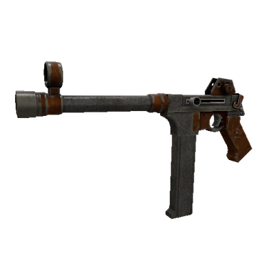 Damascus & Mahogany SMG (Well-Worn)