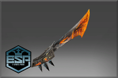 Autographed Blade of Burning Turmoil