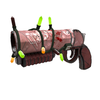 Unusual Festivized Professional Killstreak Seriously Snowed Scorch Shot (Battle Scarred)