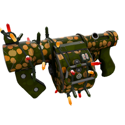 Strange Festivized Specialized Killstreak Gourdy Green Stickybomb Launcher (Minimal Wear)