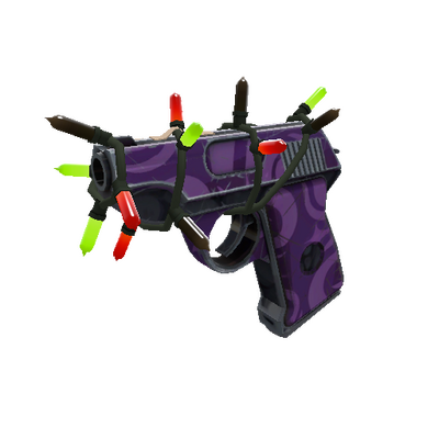 Strange Festivized Portal Plastered Pistol (Field-Tested)