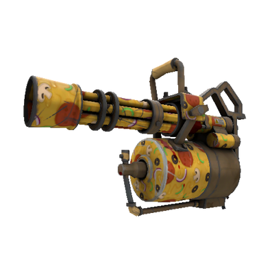 Pizza Polished Minigun (Well-Worn)