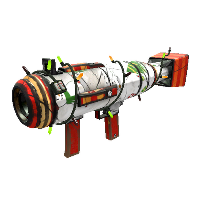 Unusual Festivized Professional Killstreak Snow Globalization Air Strike (Well-Worn)