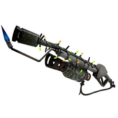 Strange Festivized Smissmas Camo Flame Thrower (Field-Tested)