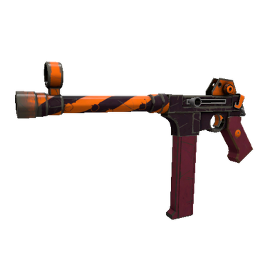 Pumpkin Plastered SMG (Field-Tested)