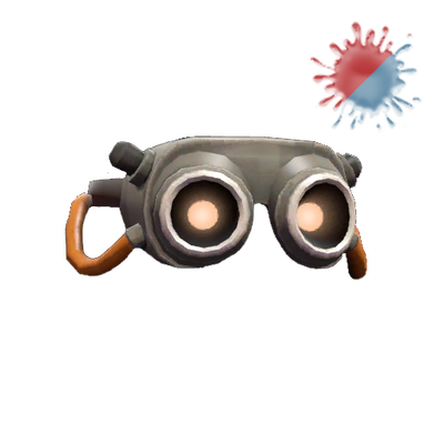 Strange Head Mounted Double Observatory