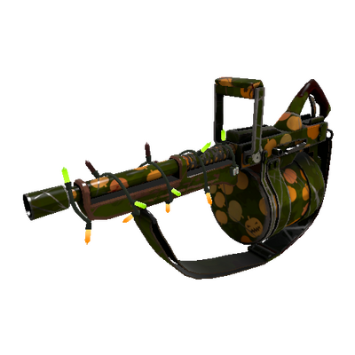 Strange Festivized Killstreak Gourdy Green Tomislav (Well-Worn)