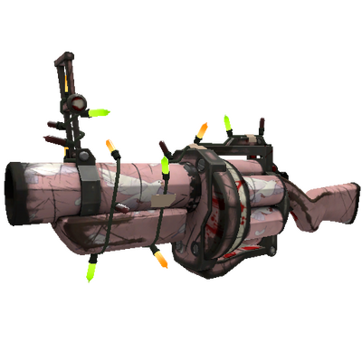 Festivized Dovetailed Grenade Launcher (Battle Scarred)