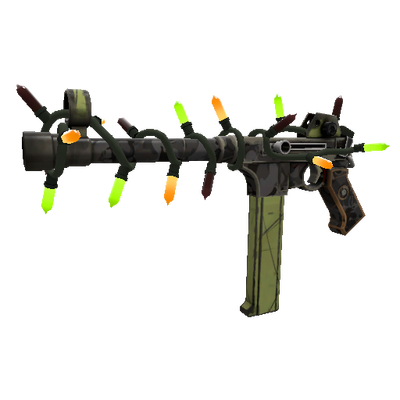 Strange Festivized Killstreak Woodsy Widowmaker SMG (Well-Worn)