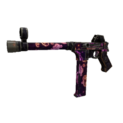 Killstreak Neon-ween SMG (Well-Worn)
