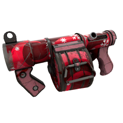 Snowflake Swirled Stickybomb Launcher (Battle Scarred)