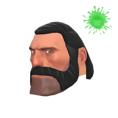 Дико западные усы странного типа