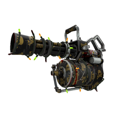 Festivized Killstreak Dead Reckoner Mk.II Minigun (Battle Scarred)
