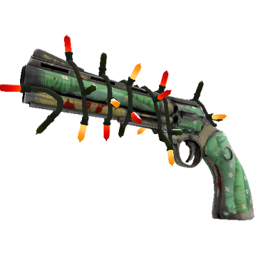 Strange Festivized Flower Power Revolver (Battle Scarred)