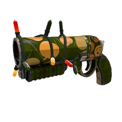 Unusual Festivized Specialized Killstreak Gourdy Green Scorch Shot (Field-Tested)